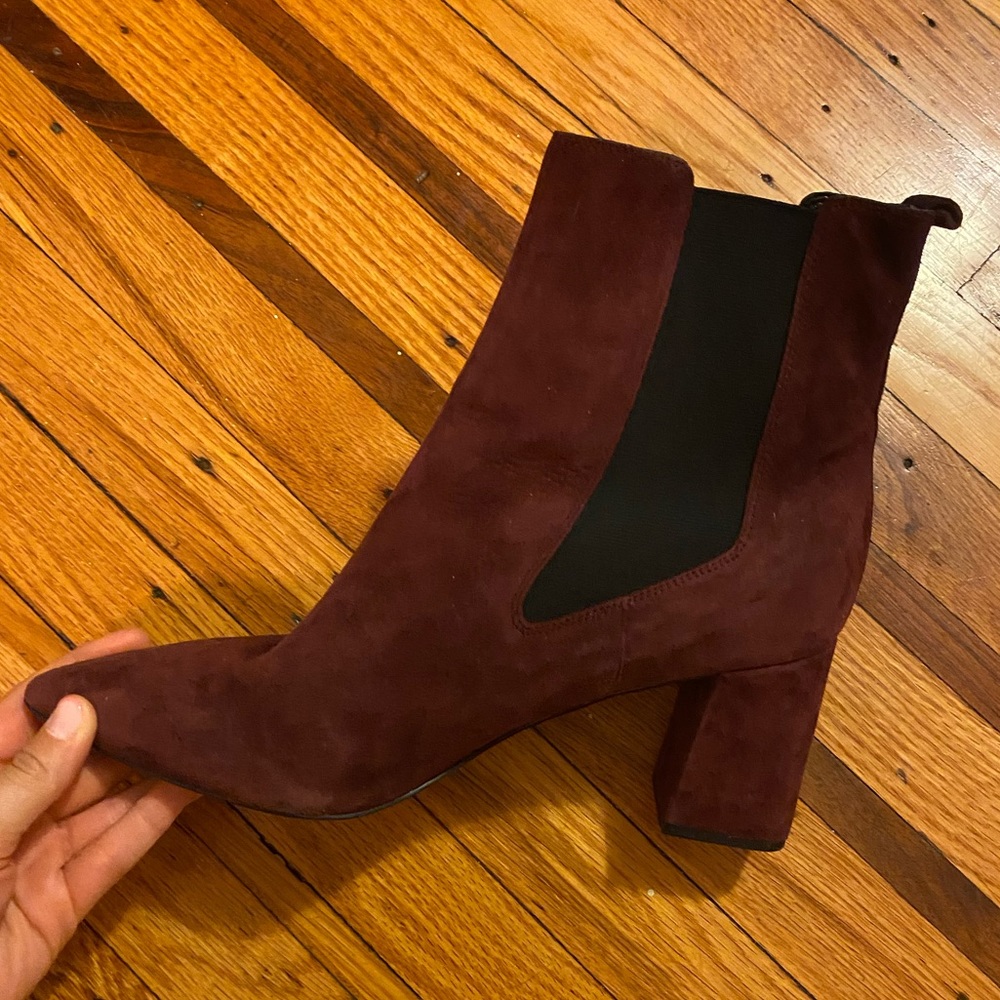 Marc Fisher LTD Maroon Booties